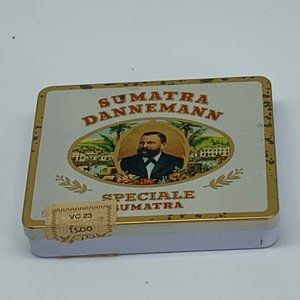 VINTAGE TIN - Sumatra Dannemann Cigarette Tin